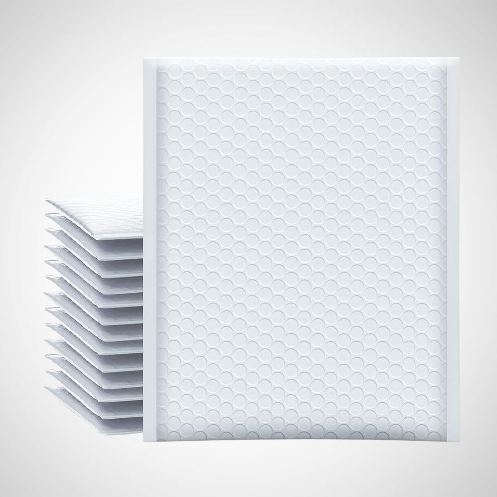 Hvid honeycomb polstret mailer