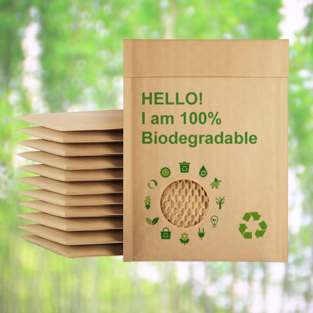 Custom Paper Padded Mailers Envelopes 100 Recycled